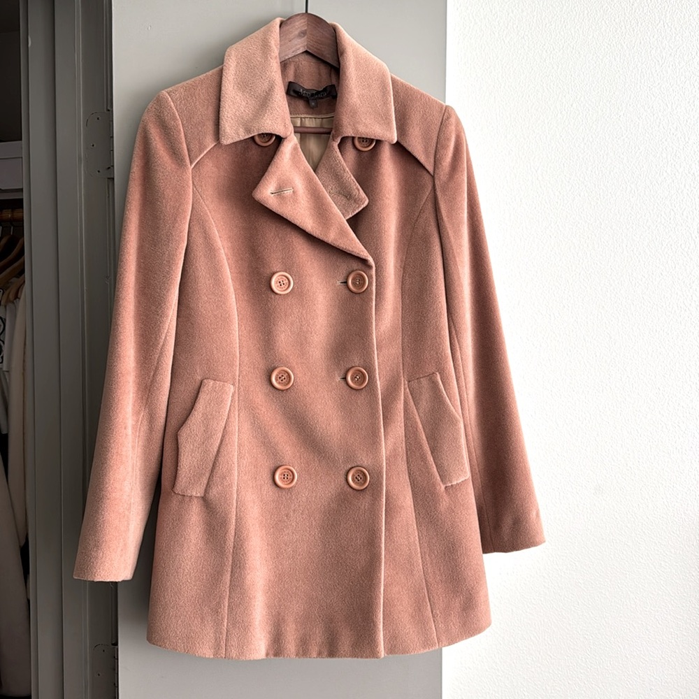 MAX MARA Cashmere + Wool Blend Coat, M